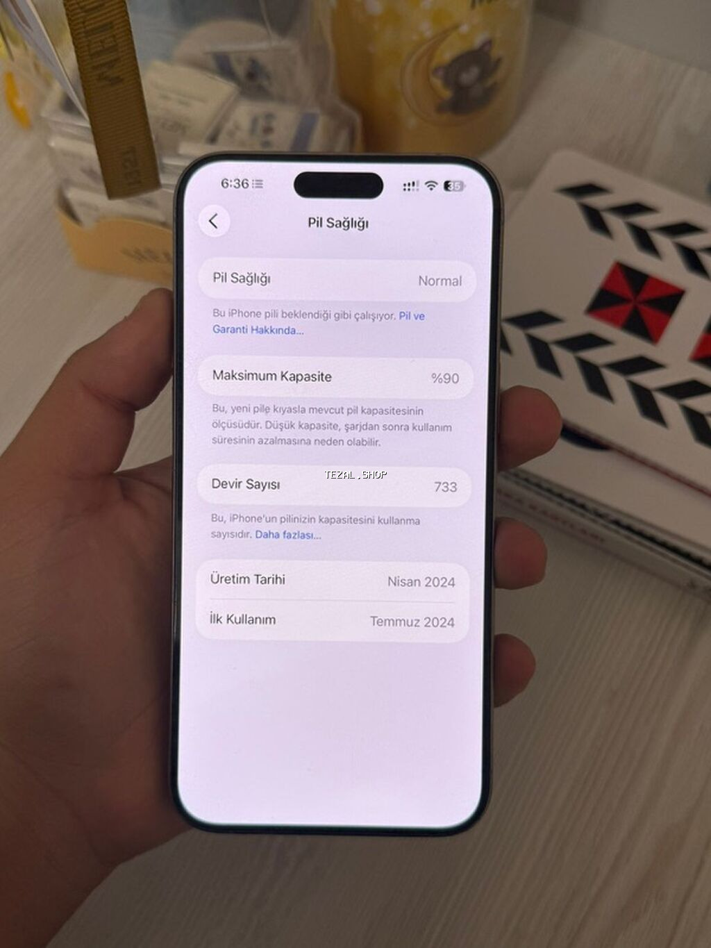 IPhone 15 Pro Max, 128 GB, Face ID - şəkil 4