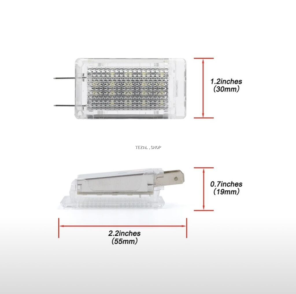 Mercedes w202 w210 üçün zavod qapı altı işıq Zavod öz yerinə keçir - şəkil 3