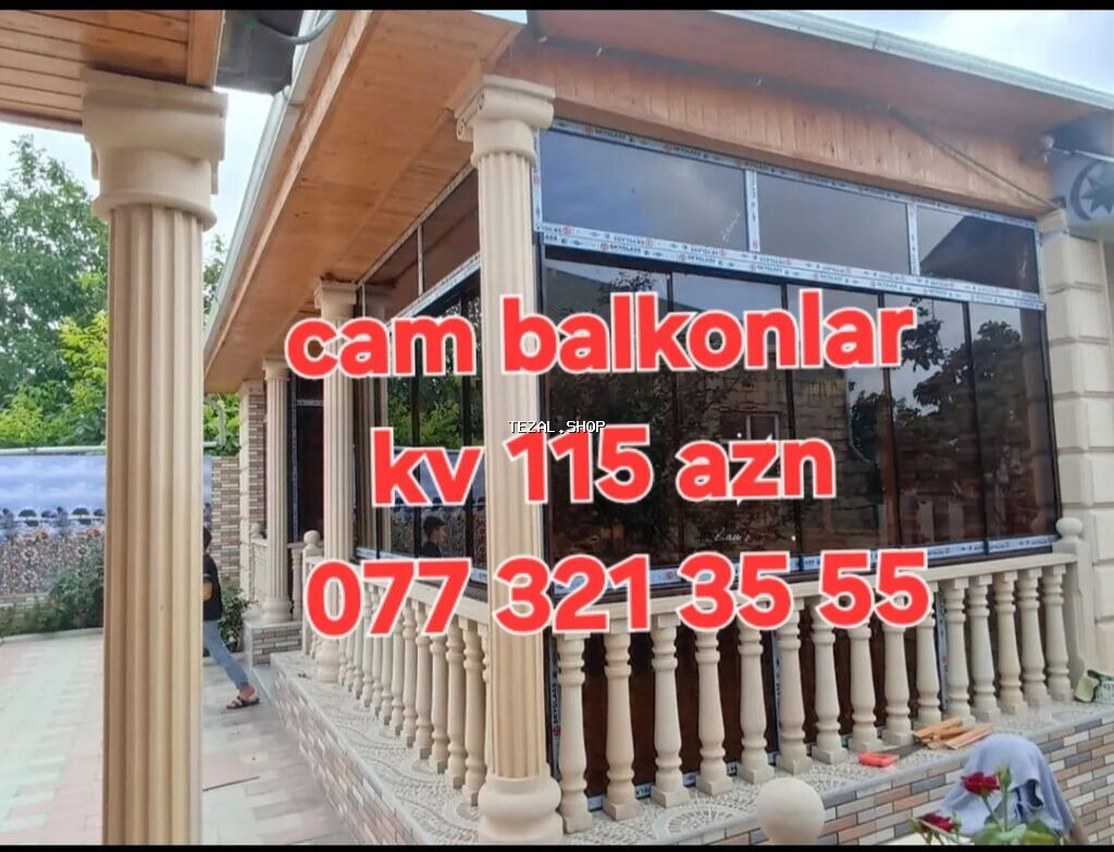 Məhsul/Xidmət: Cam balkon və plastik pəncərə sistemləri - Cam