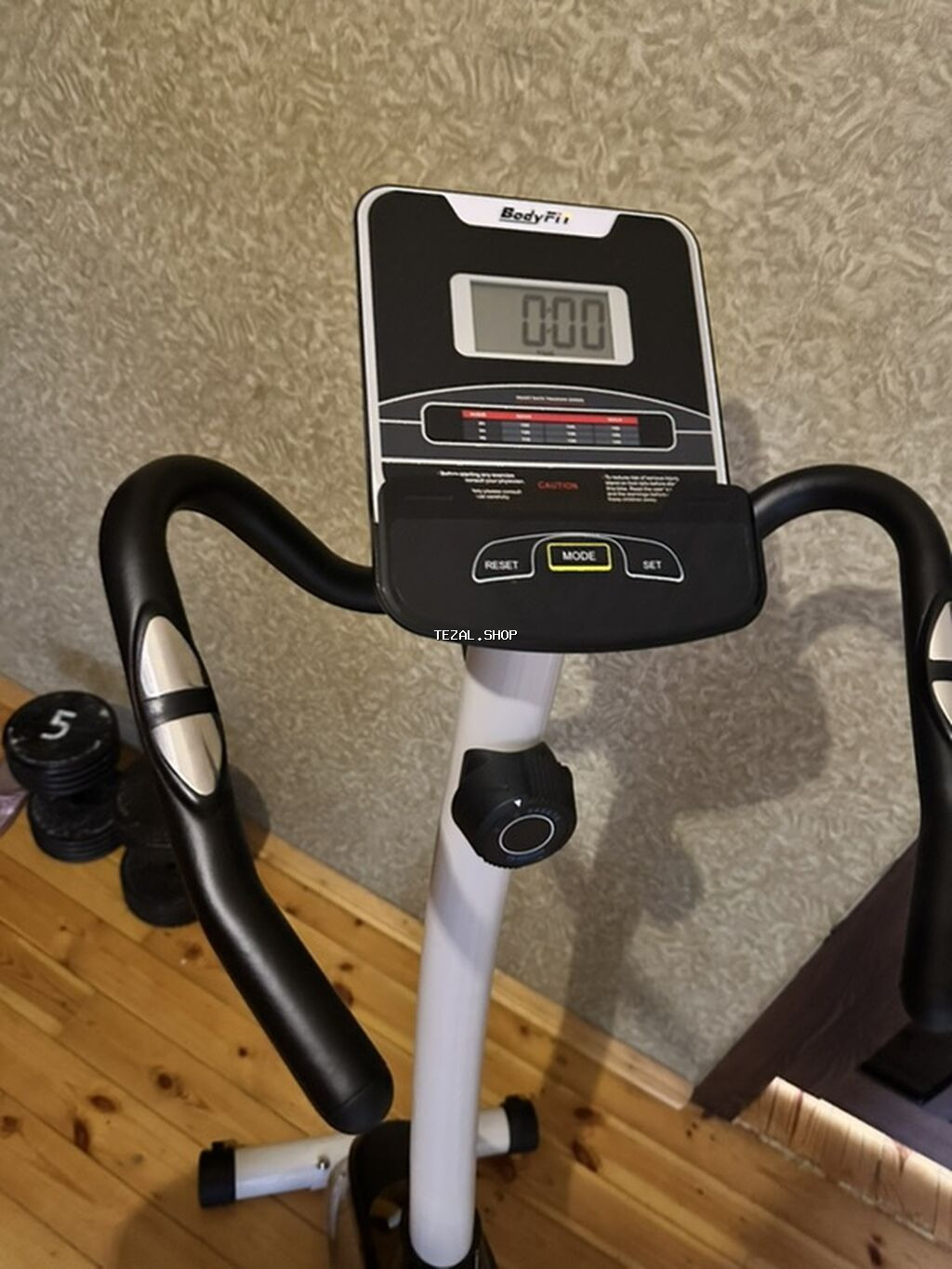 Velotrenajor çox az istifadə olunub. Tam saz vəziyyətdədir. Alındığı - şəkil 5