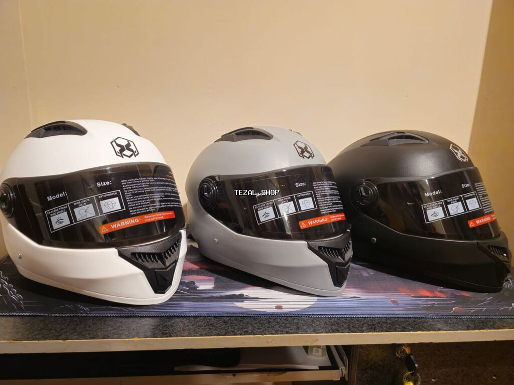 Moto dəbilqələri.Yenidir.Ceşidlər var.2 visorludu( elave oz ackisi - şəkil 3