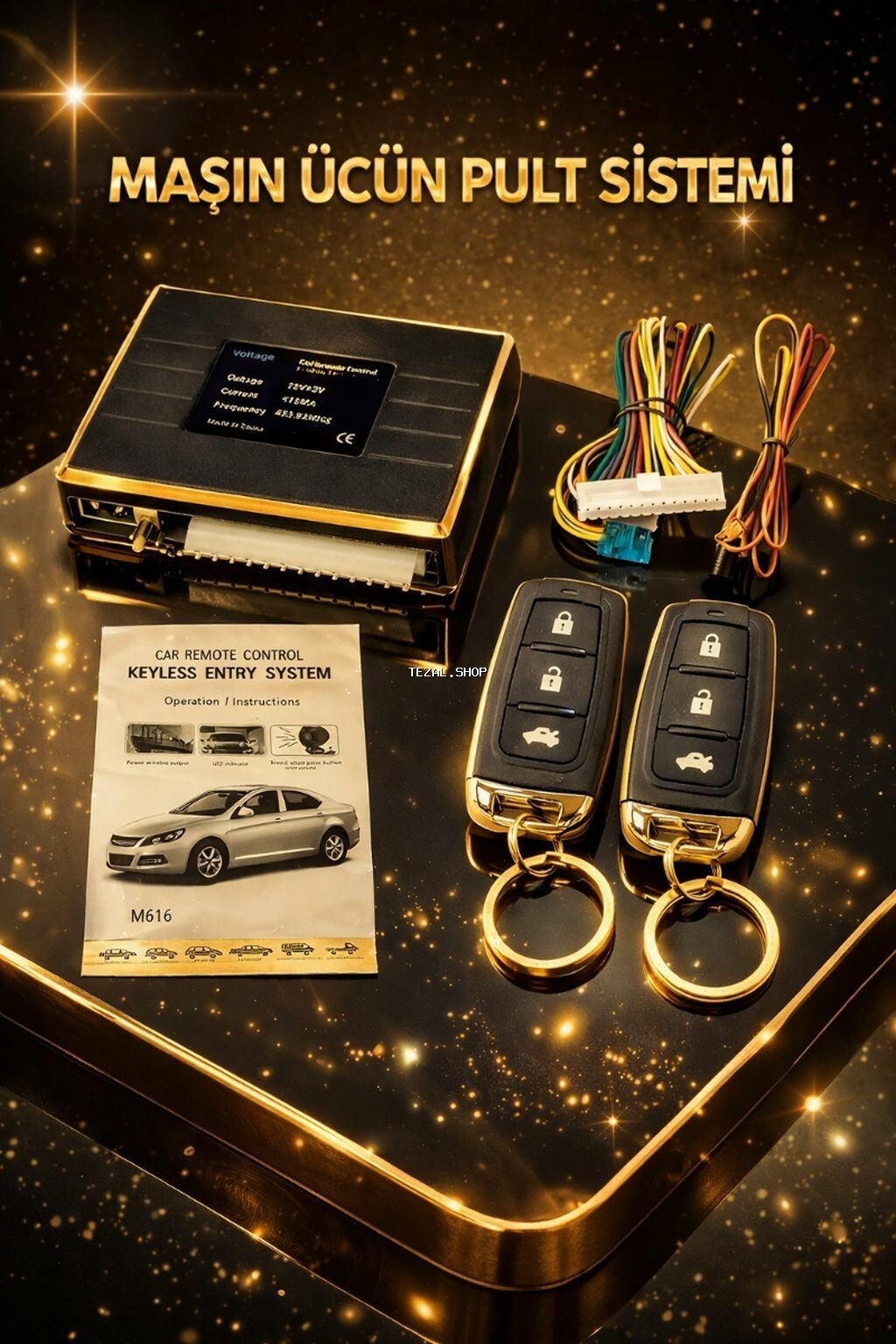 Maşın üçün Pult Sistemi – Keyless Entry (M616) Xüsusiyyətlər: -
