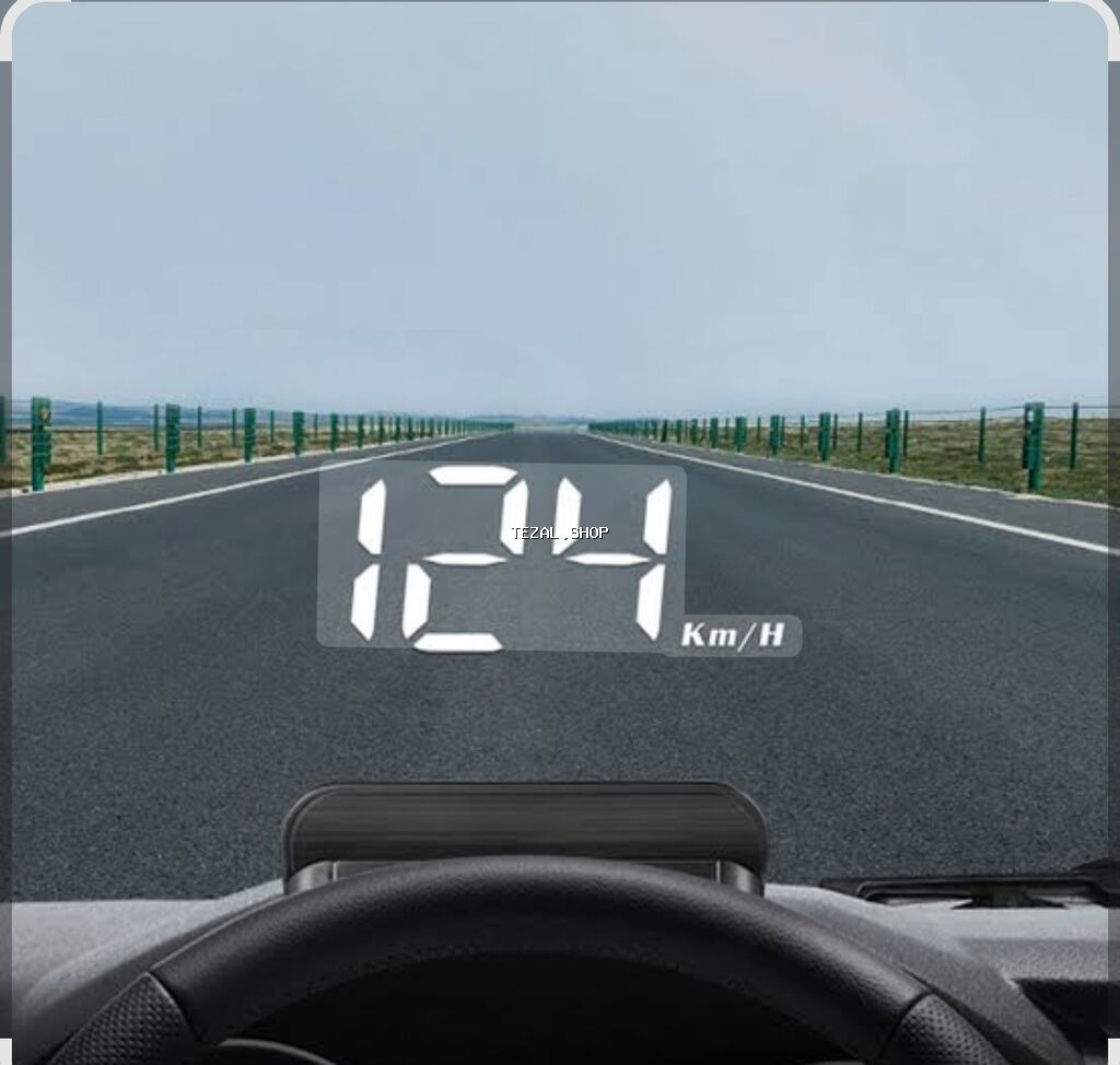 Avtomobil üçün HUD (Head-Up Display) sürət göstəricisi. SUYUN