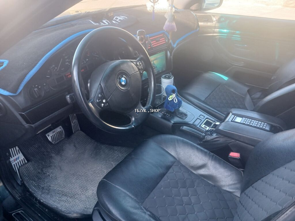 BMW 5 Series E39 sedan – qara rəng. Xarici: - M üslublu ön bamper və - şəkil 2