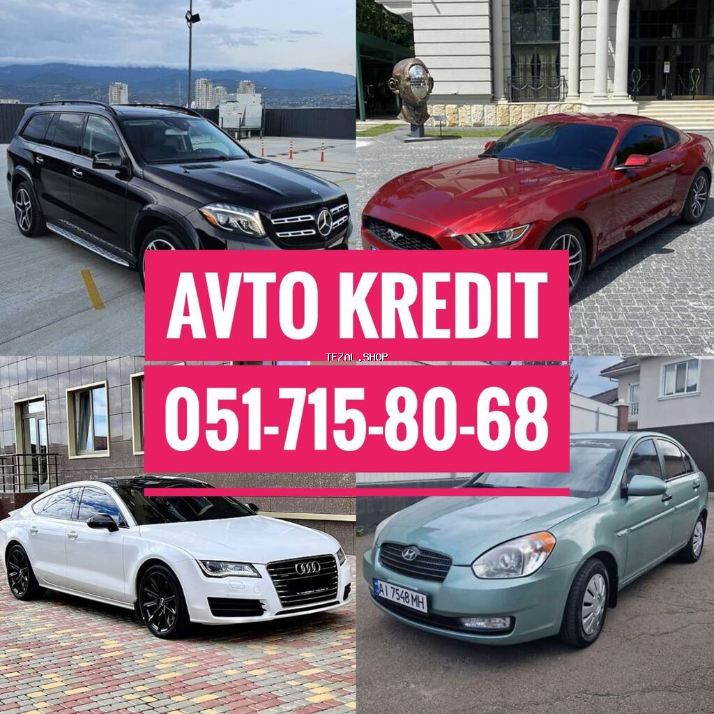 AVTO KREDIT XIDMETI. AVTOMOBIL GIROVU. Minimal faiz derecesi ve en