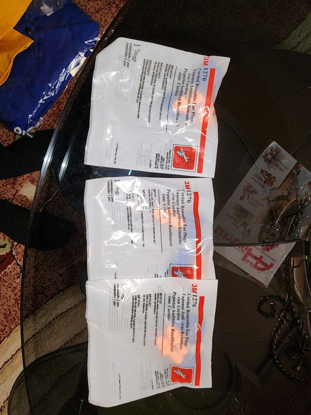 3M 1270 təkrar istifadə oluna bilən qulaqcıqlar - Brend/model: 3M