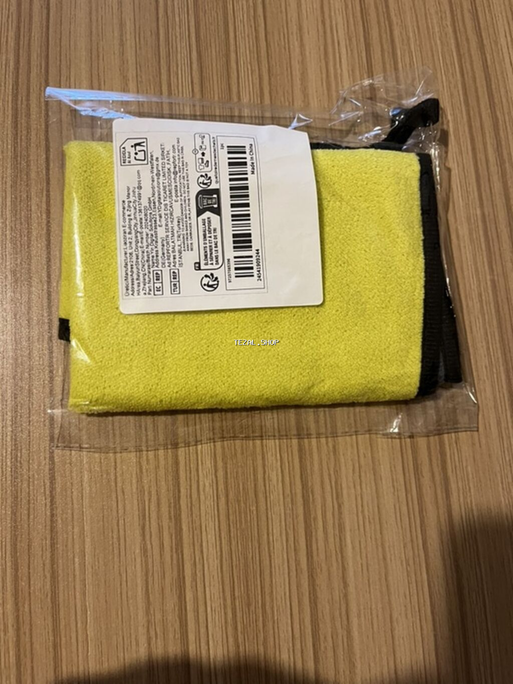 Yeni rəng - Sarı Mikrofiber Dəsmal, Ünvandan götürmə, Pulsuz çatdırılma, Rayonlara çatdırılma