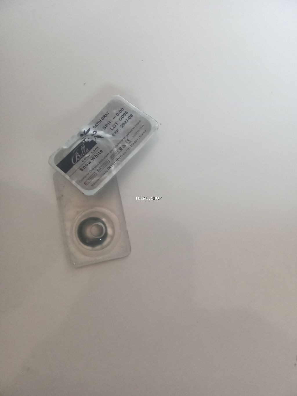 Bella Elite rəngli kontakt linza – Snow White (Samtin Gray) - Brend