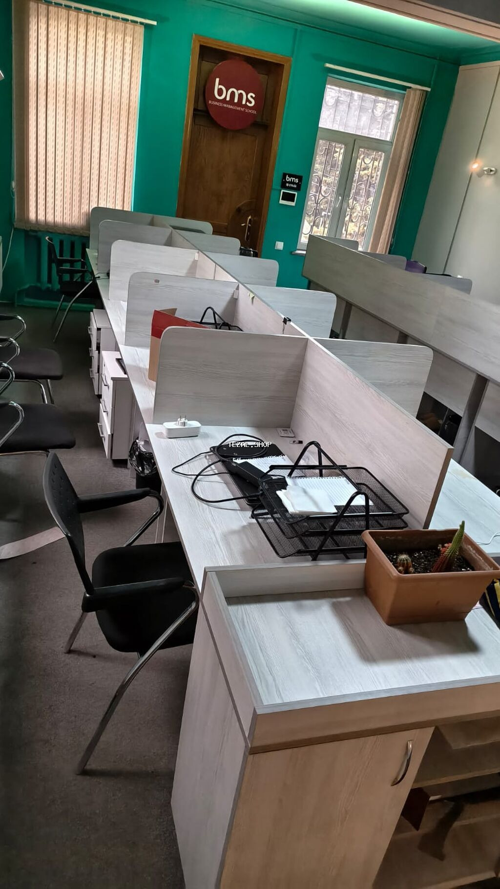 Ofis üçün modul işçi masaları və bölmələr - Tip: Açıq ofis konseptinə - şəkil 2