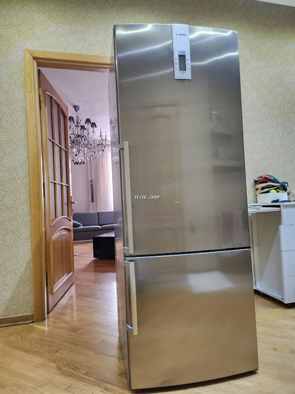 2 qapılı Bosch Soyuducu Satılır, rəng - Gümüşü