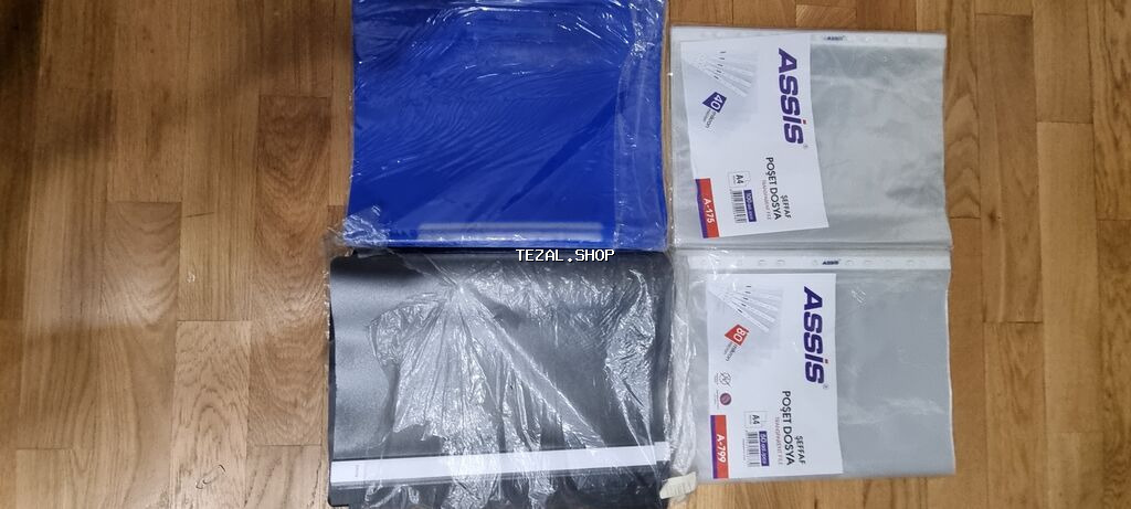 ASSIS A4 sənəd saxlama dəsti 40mikron 2man, 100eded 80mikron 4man