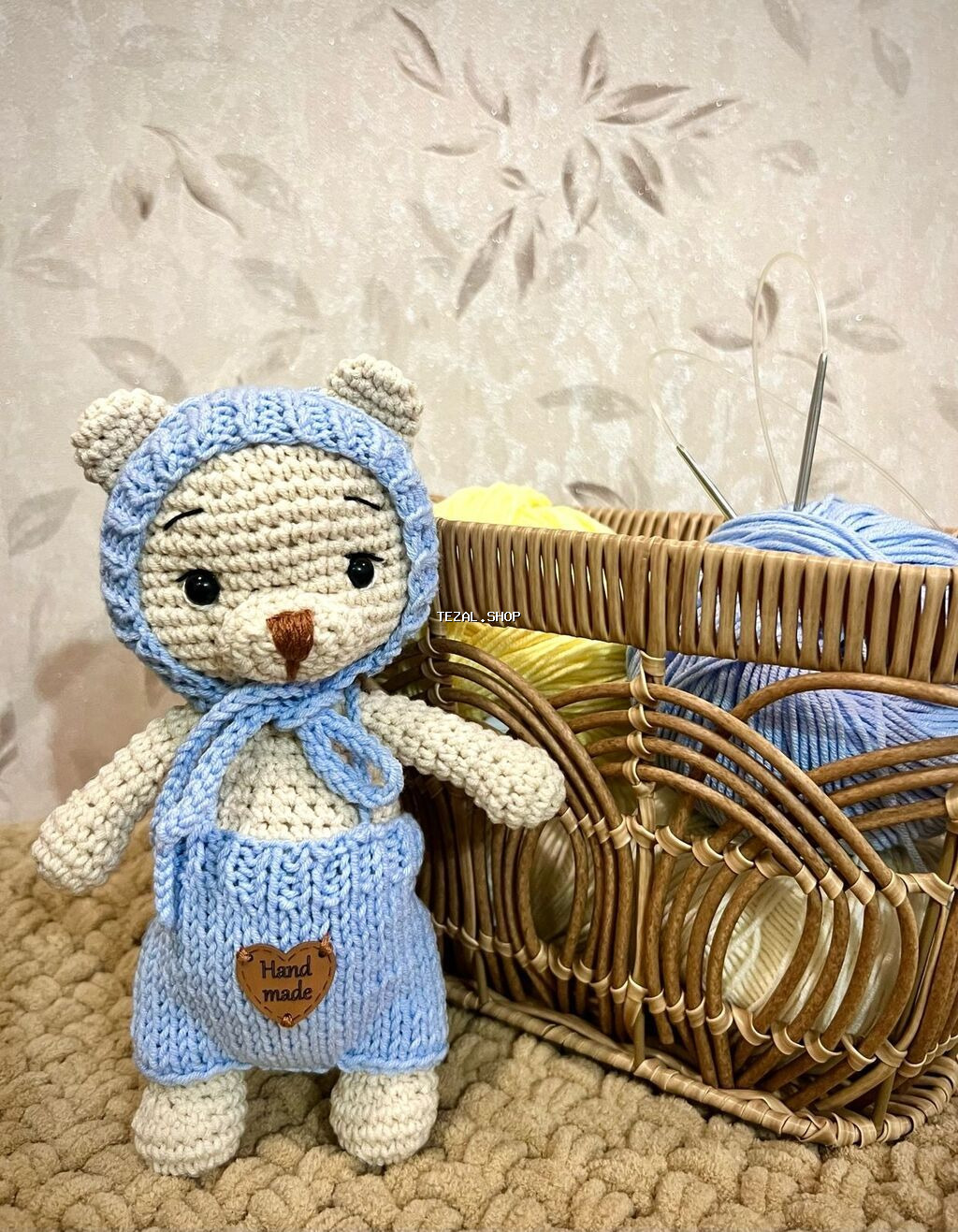 Вязаные игрушки ручная работацена каждой игрушки с упаковкой вместе - şəkil 2