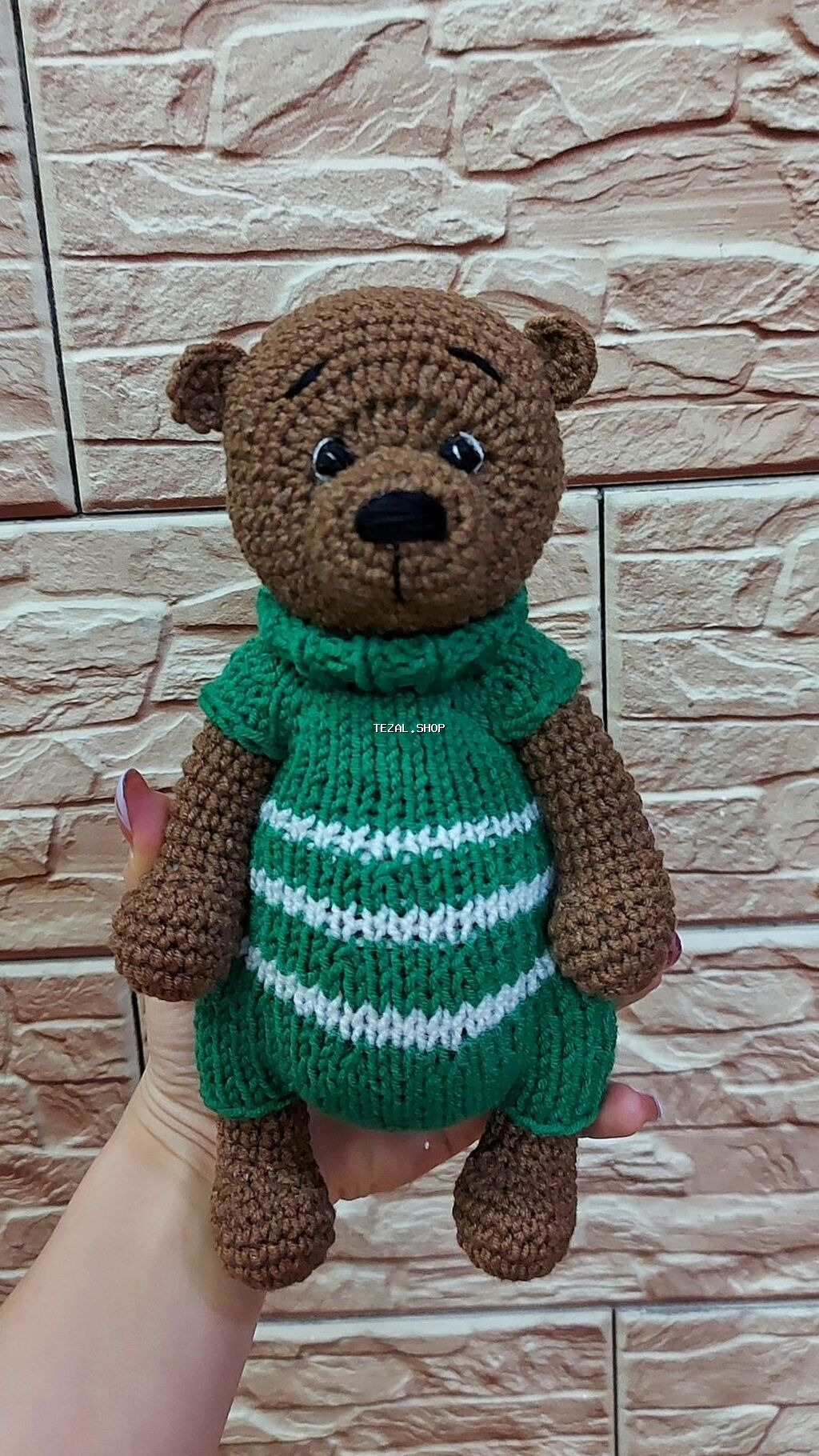 Вязаные игрушки ручная работацена каждой игрушки с упаковкой вместе - şəkil 5