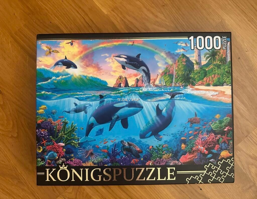 1000 ədədli puzzle. Biri heç açılmayıb. Digəri 1 dəfə yığılıb. Bütün