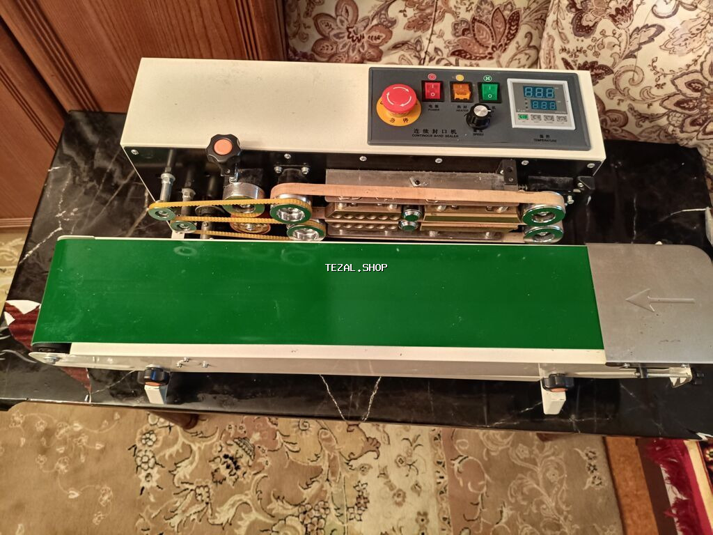 Məhsul: Konveyerli paket yapışdırma (sealing) qurğusu – FR seriyalı