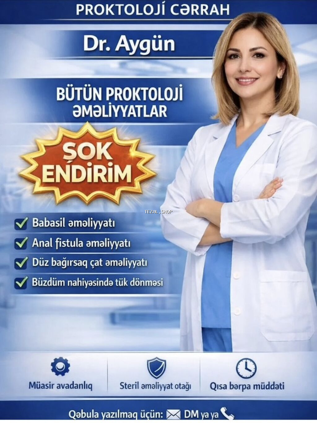 Digər xəstəliyin müalicəsi, Klinikada