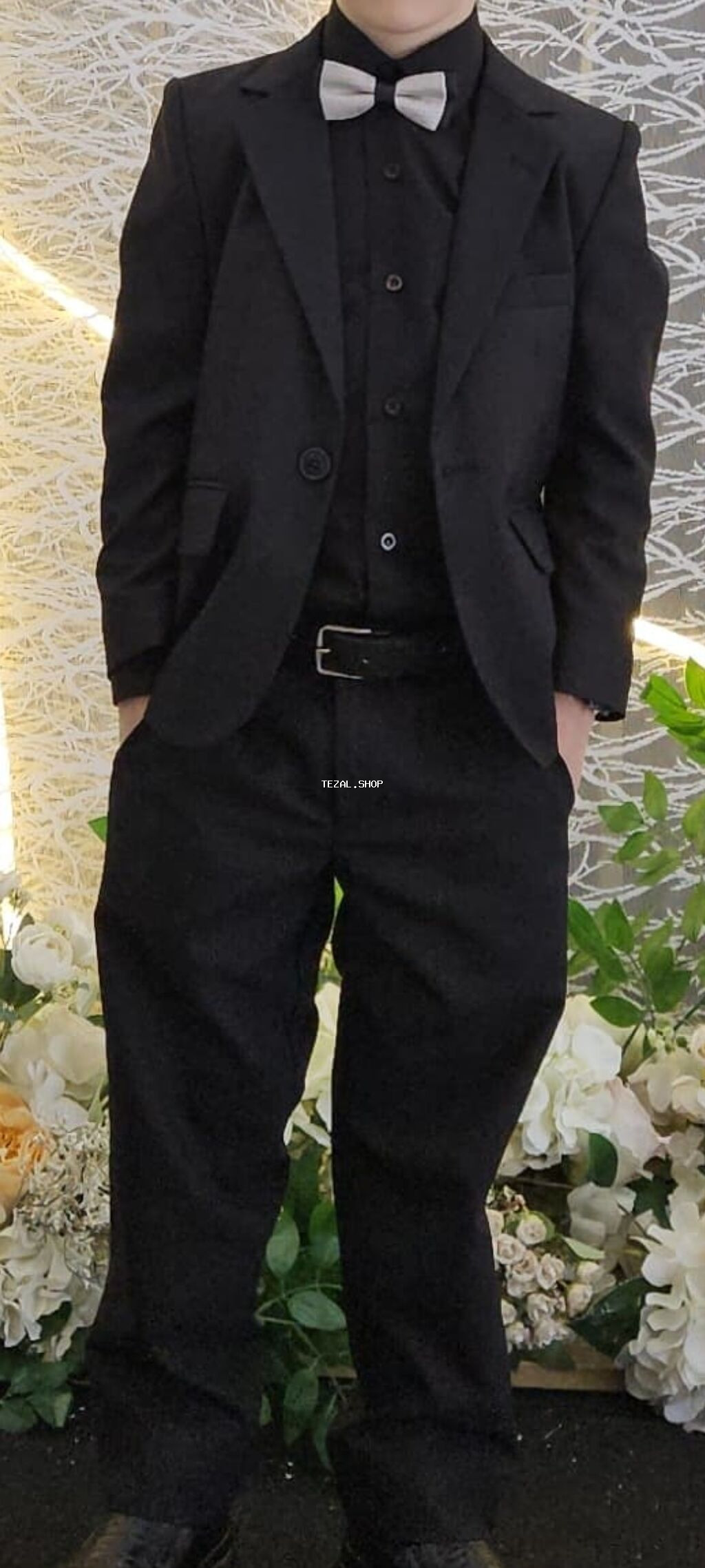 6 yas oğlan üçün kastyum pencək şalvar. bir dəfə geyinilib. 30.m qara