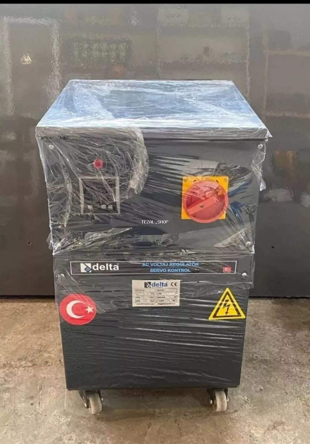 Delta AC gərginlik tənzimləyicisi, servo nəzarətli. 3 fazalı, 22 KVA - şəkil 2