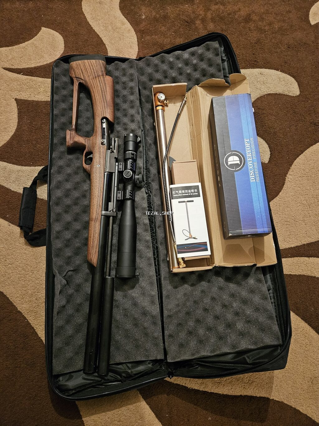 PCP pnevmatik tüfəng dəsti Məhsul: - Kalibr: (şəkildə görünən model - şəkil 4