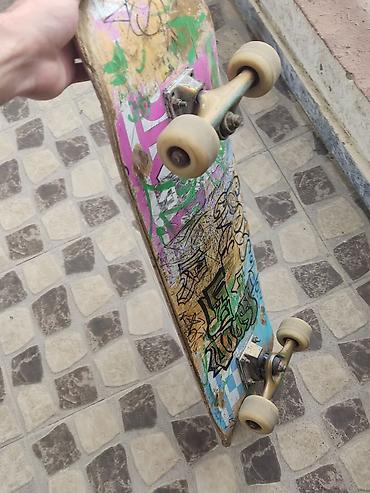Skateboard – komplekt - Lövhə: 7 qat ağac, klassik street forması - şəkil 5