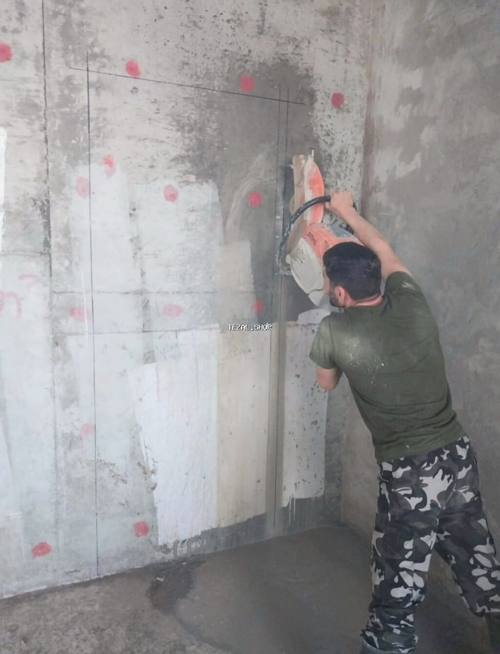 Beton kəsimi beton deşimi beton kəsən beton deşən betonlarin kesilmesi