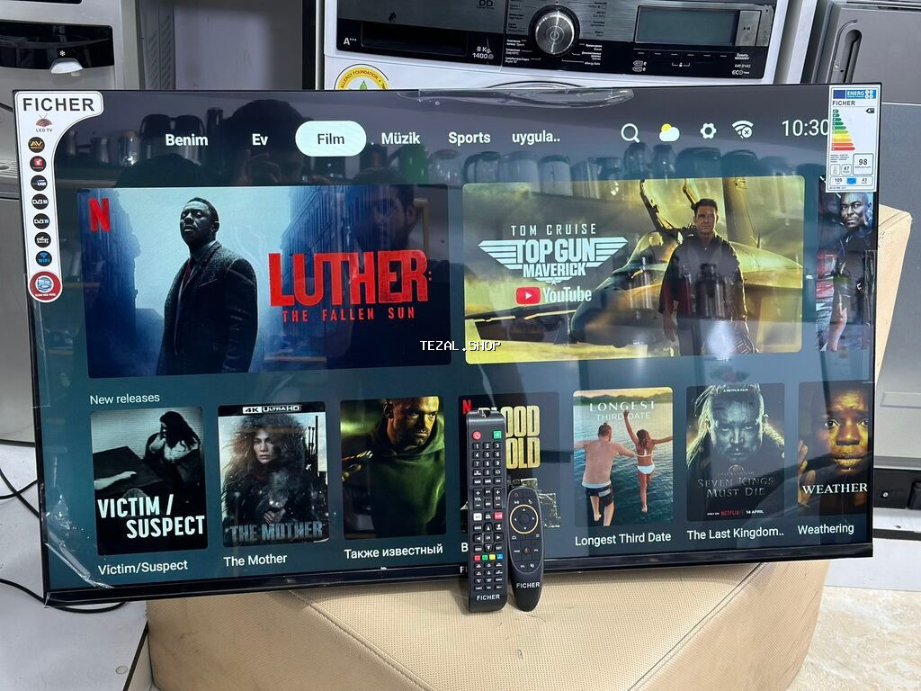 📺 Satılır: FICHER 43” Smart Televizor | Android Sistem + Rəqəmsal +