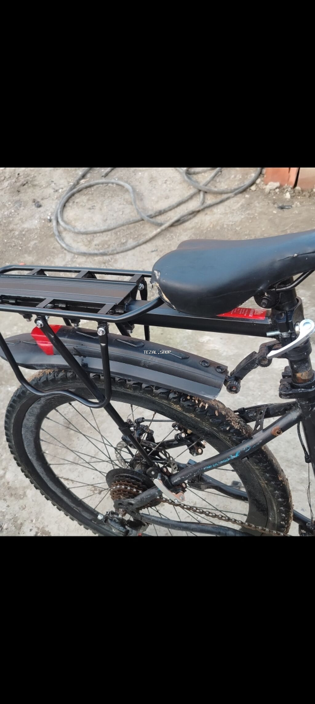 Dağ velosipedi – 26" təkərlər, alüminium çərçivə görünüşlü qara