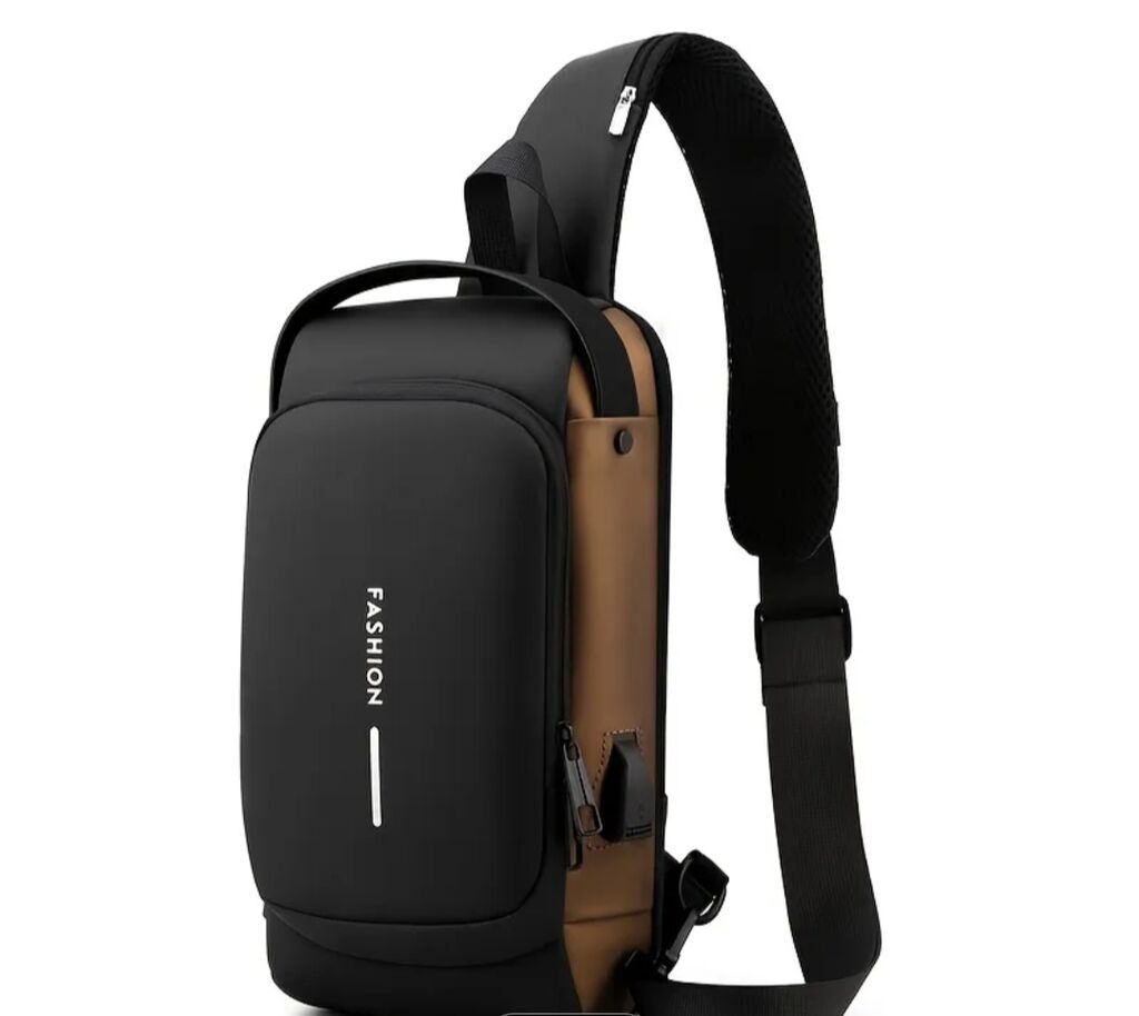 Şəhər üslubunda çoxfunksiyalı çiyin çantası (sling) - Kompakt və