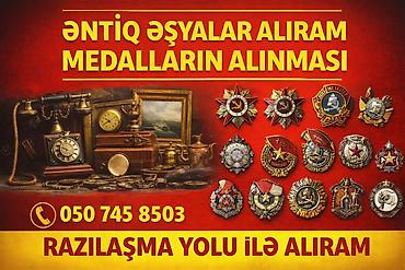 Xidmət: Antik əşyaların və medalların alınması Təsvir: - Antik - şəkil 2