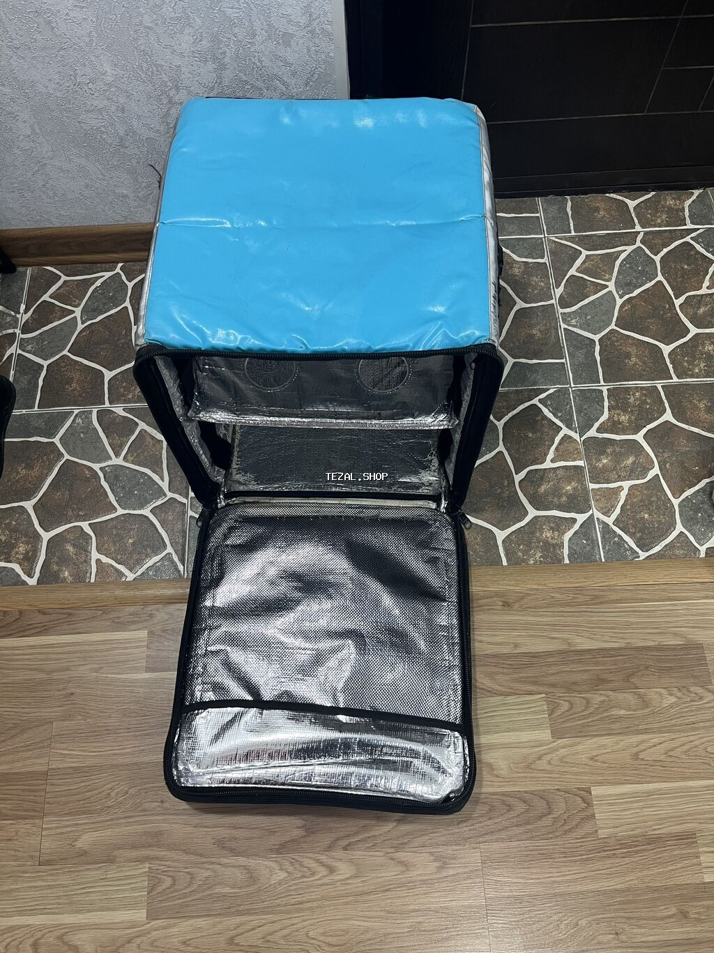 Wolt kuryer çantası. Əla vəziyyətdədir. Az işlənib. Təcili satılır - şəkil 3