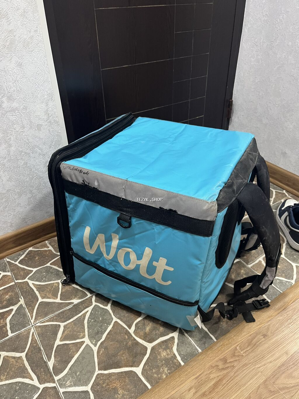 Wolt kuryer çantası. Əla vəziyyətdədir. Az işlənib. Təcili satılır - şəkil 4