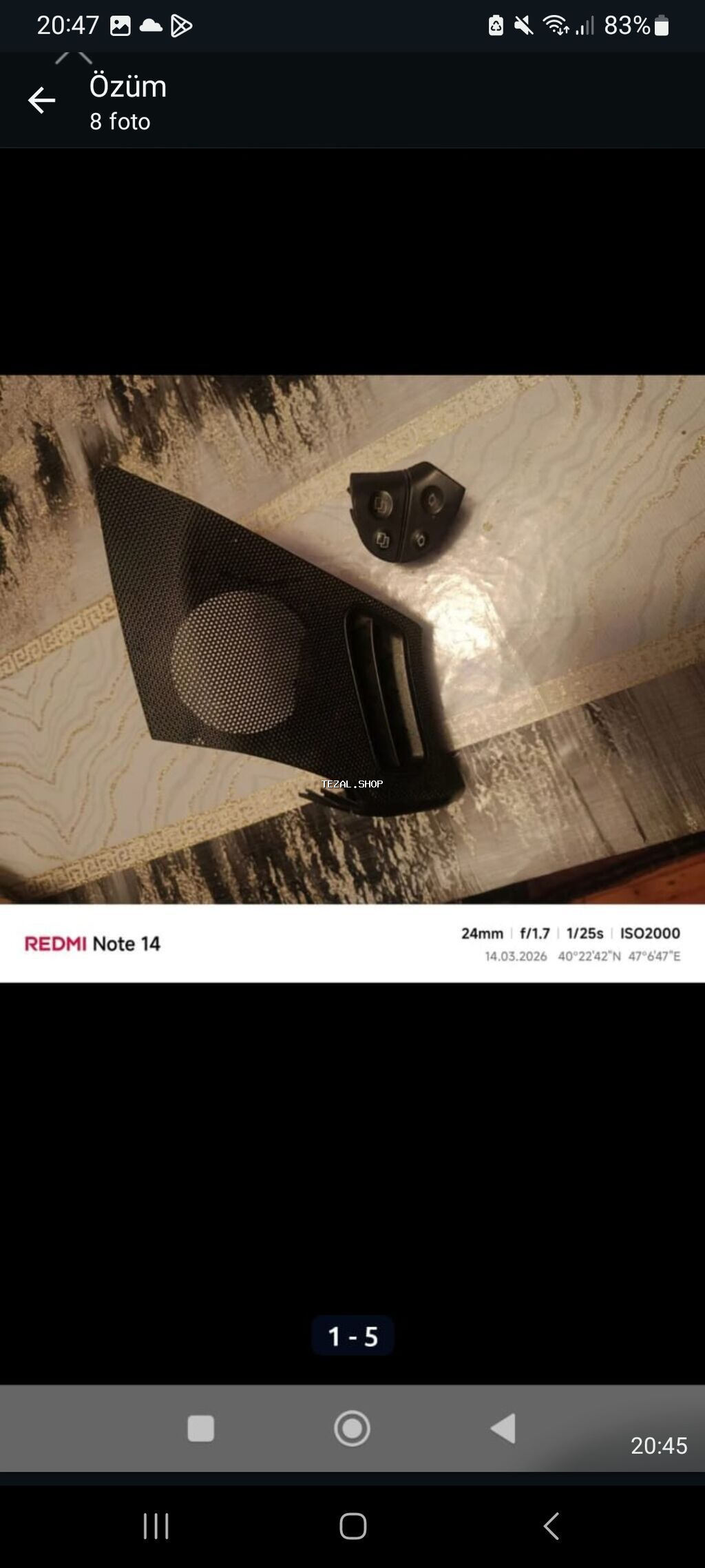 Məhsul: Avtomobilin ön qapısının üçbucaq forqmalı akustik paneli