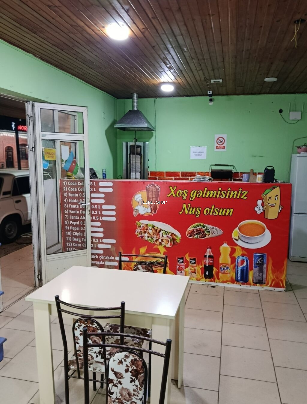 Dönər evi biznes satılır avadanlıq hər bir şey var Qiymət 3000 min