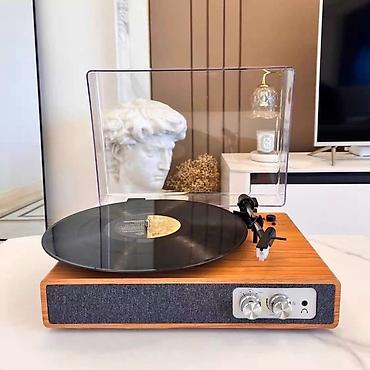 Vinil plastinkalar üçün retro üslublu pikaplar Məhsul təsviri: - - şəkil 5