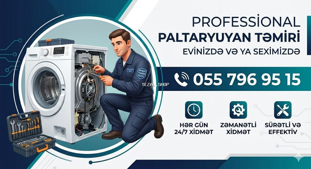 Professional paltaryuyan təmiri xidməti. - Ünvan seçimi: evinizdə və