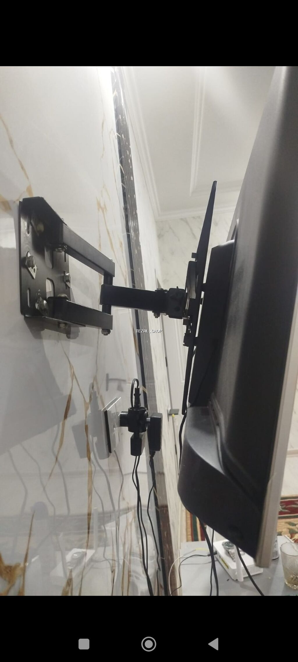 Döndərilə bilən divar asqısı ilə LCD/LED televizor - Müxtəlif ölçülü