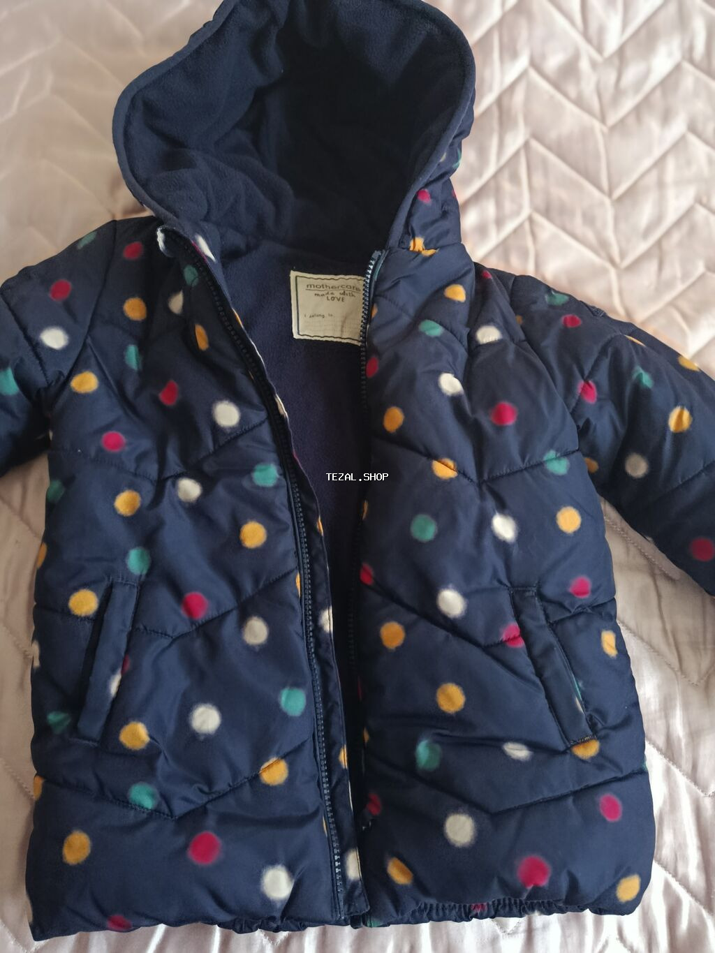 Uşaq üçün qışlıq gödəkçə – Mothercare “made with LOVE” - Rəng: tünd