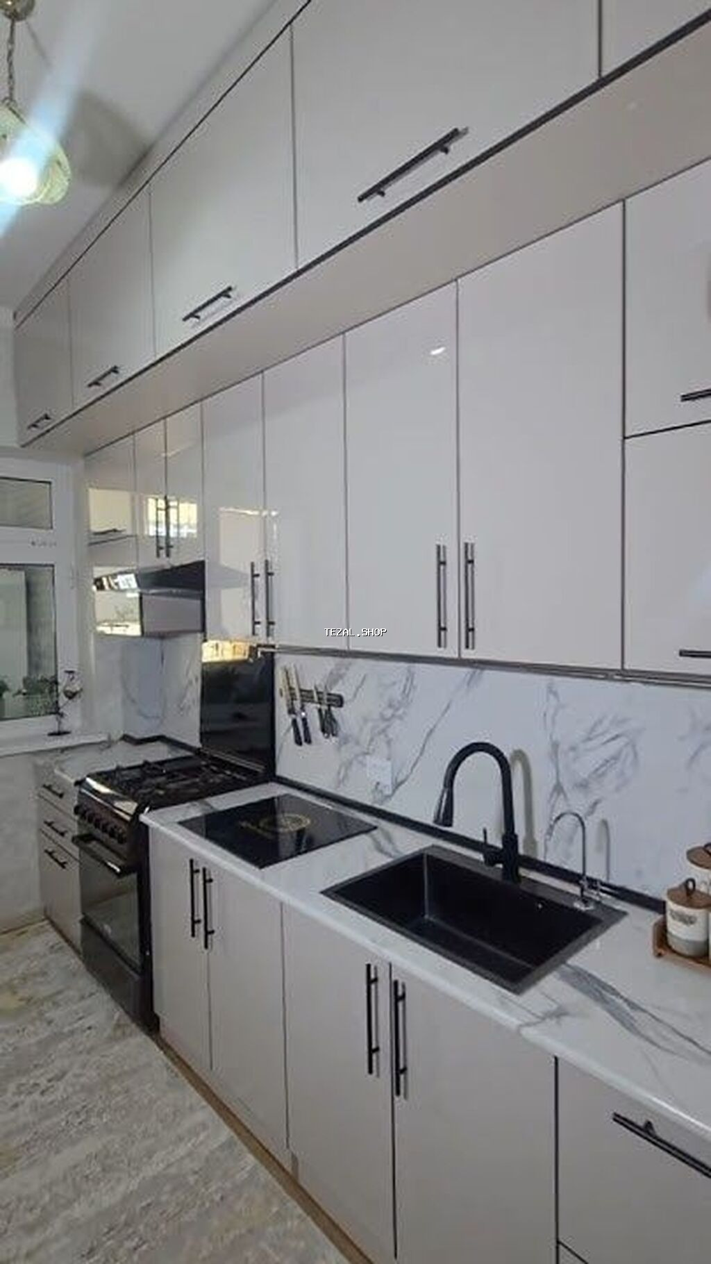 Mətbəx mebeli – müasir dizaynlı, funksional modul həllər - Layihə: U - şəkil 5