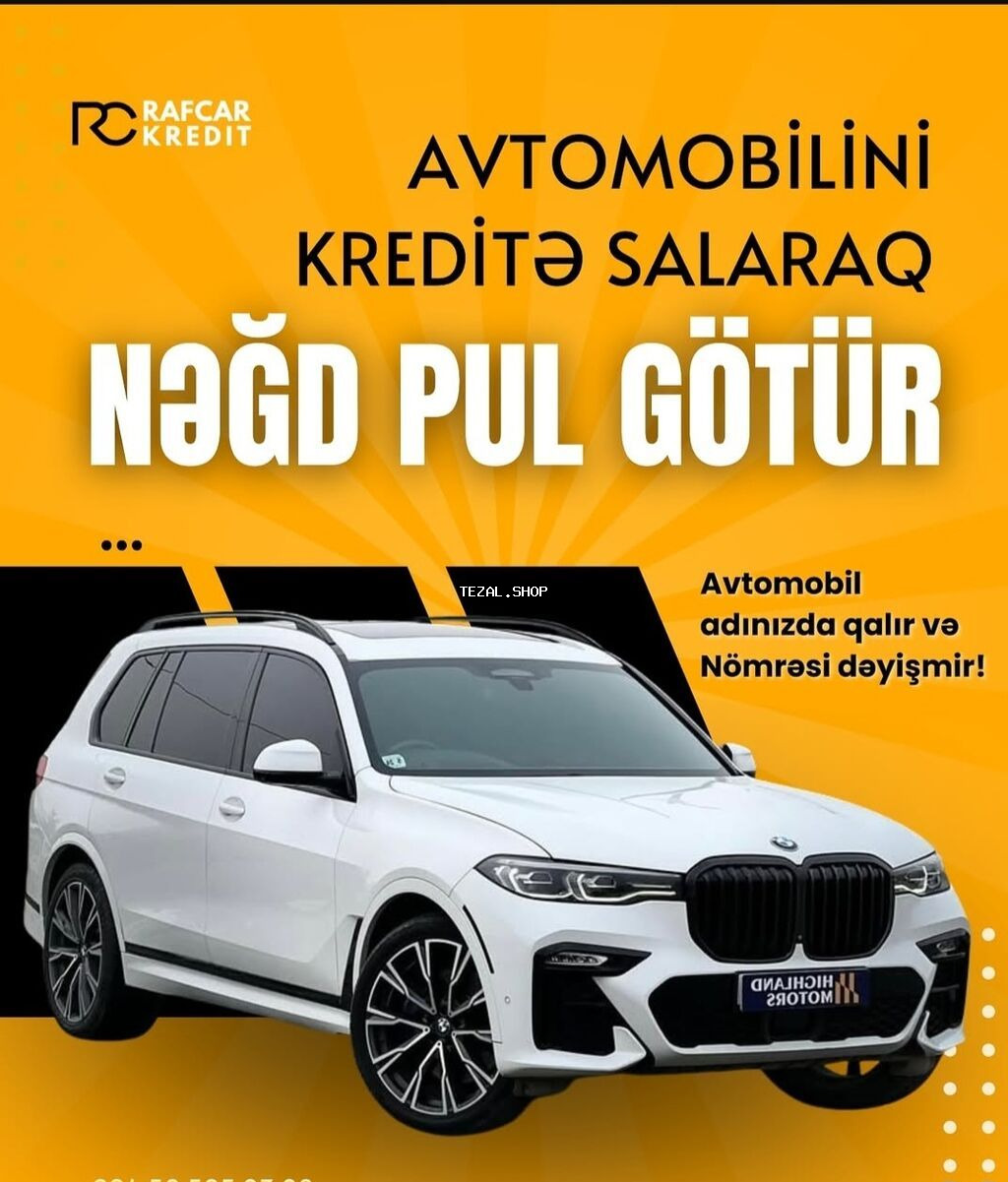 Xidmət: Avtomobili girov qoyaraq nağd pul əldə etmə Təsvir: -