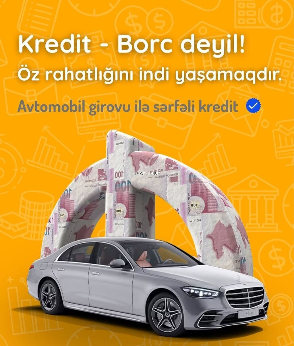 Avtomobil girovu ilə sərfəli kredit xidməti - Avtomobilinizi girov