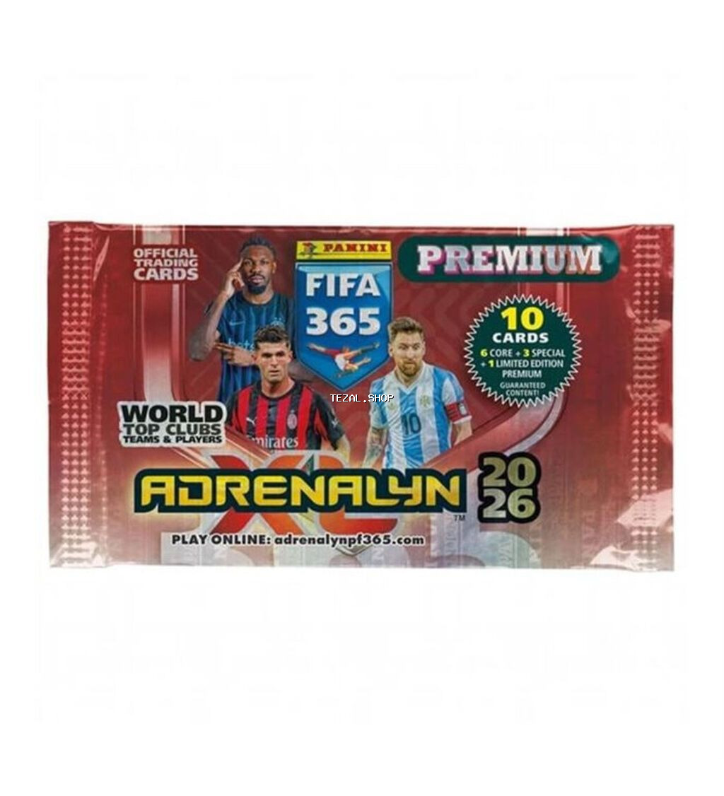 🔥 Panini FIFA 365 2026 Adrenalyn XL – PREMIUM Pack satışda! 🔥