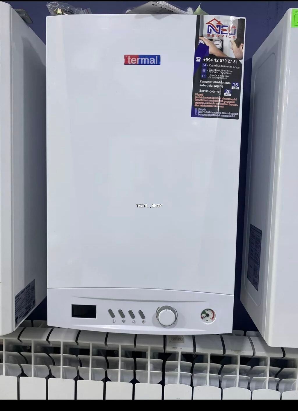 Yeni Kombi 24 kVt, Pulsuz çatdırılma, Ödənişli quraşdırma, Zəmanətli, Kredit var