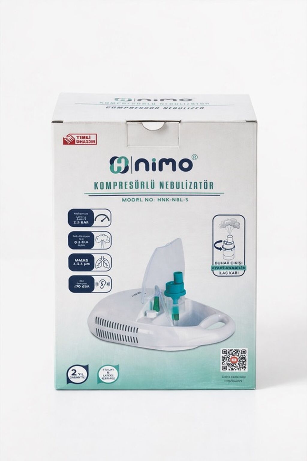 Türkiyə istehsalı original nimo Nebulizatoru Nimo Kompressorlu