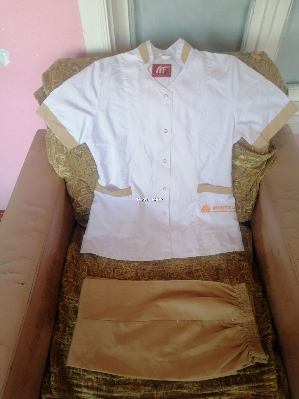 Salam aleykum kişi ve Qadin Aşbazlar üçün hazir geyimler satilir