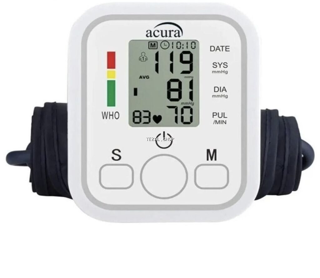 Təzyiq ölçən Tonometr Acurа avtomatik qoldan ölçən elektron təzyiq - şəkil 4