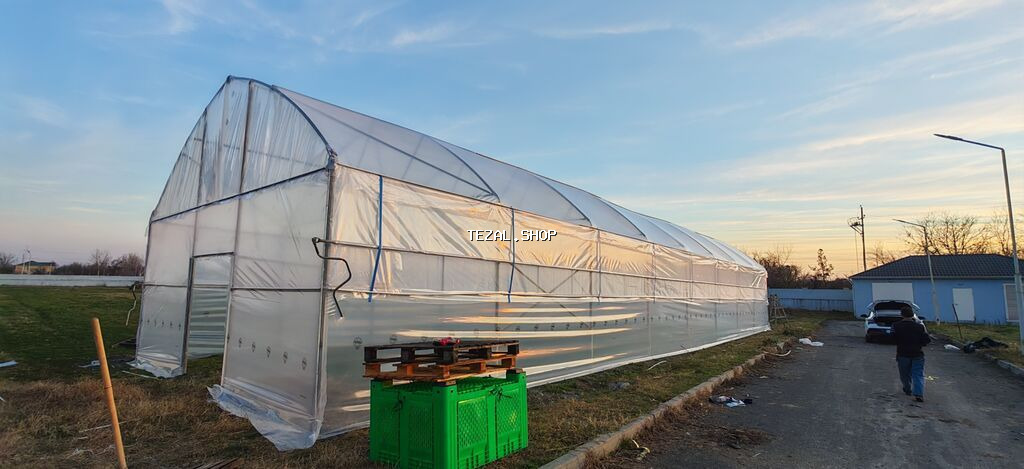 Polietilen örtüklü istixana konstruksiyası 24uzunluk 8eni 192kv