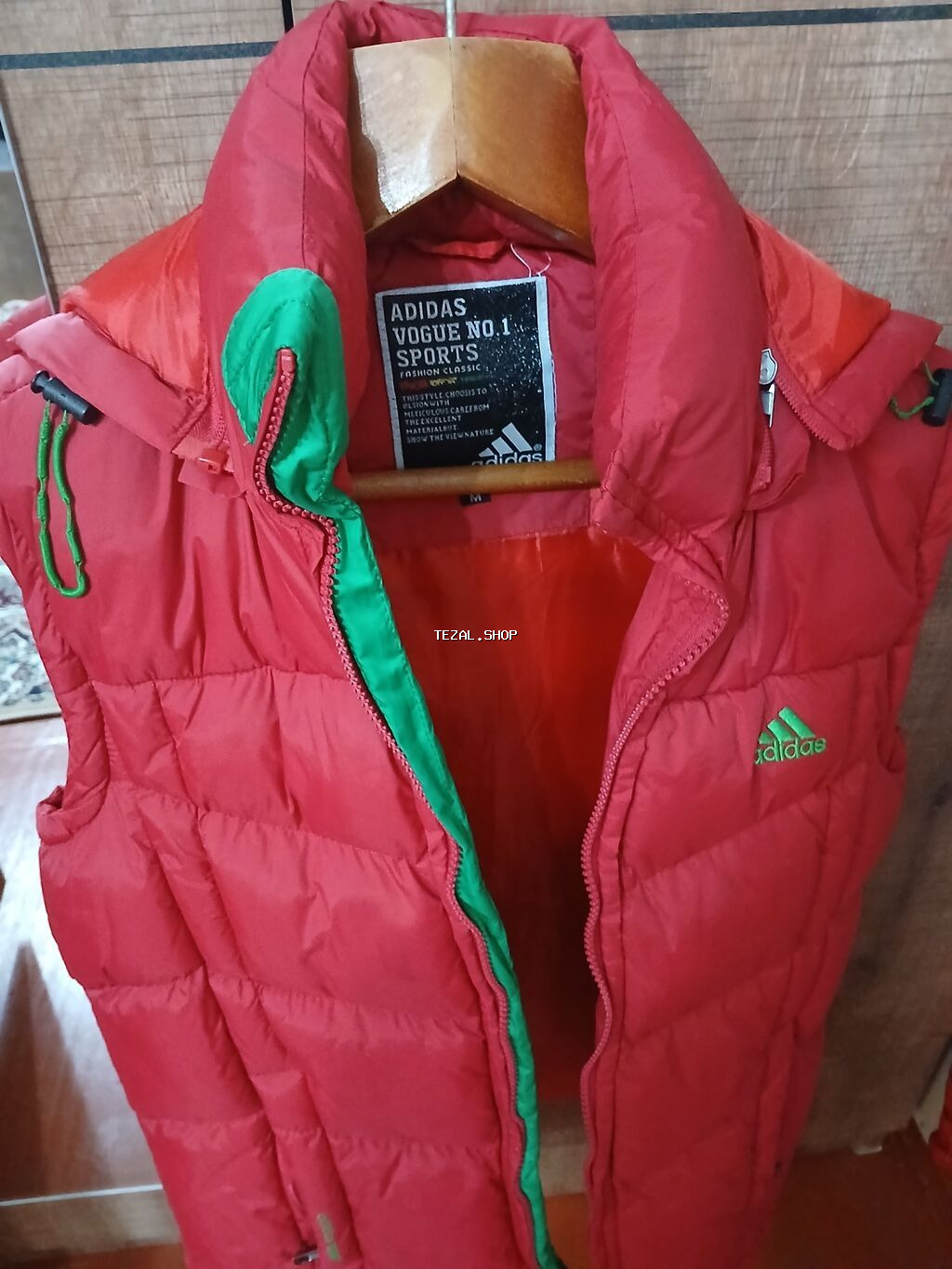 Jilet, Adidas, M, rəng - Qırmızı