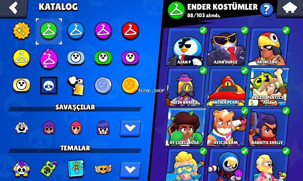 Brawl Stars oyunu üçün zəngin kontentli hesab - Kupa: 42,191 - Ulduz - şəkil 3