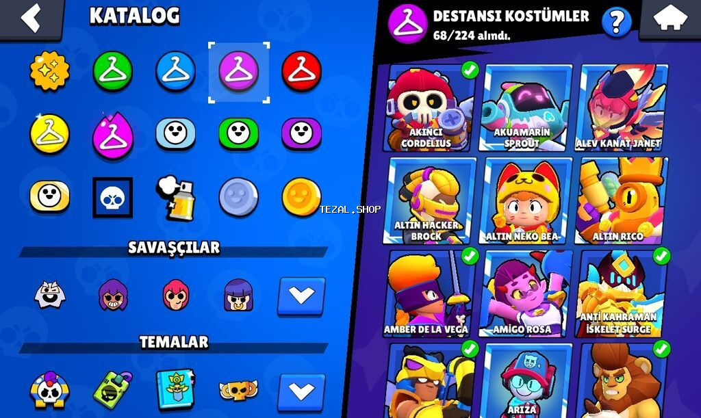 Brawl Stars oyunu üçün zəngin kontentli hesab - Kupa: 42,191 - Ulduz - şəkil 5