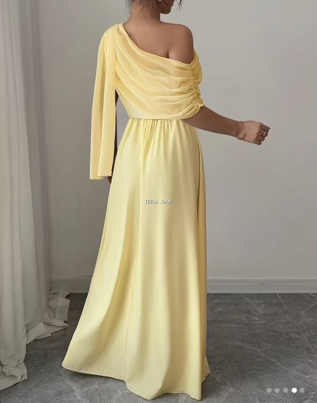 1 dəfə geyinilib. Rəngi limon sarısıdır. İdeal vəziyyətdədir - şəkil 2